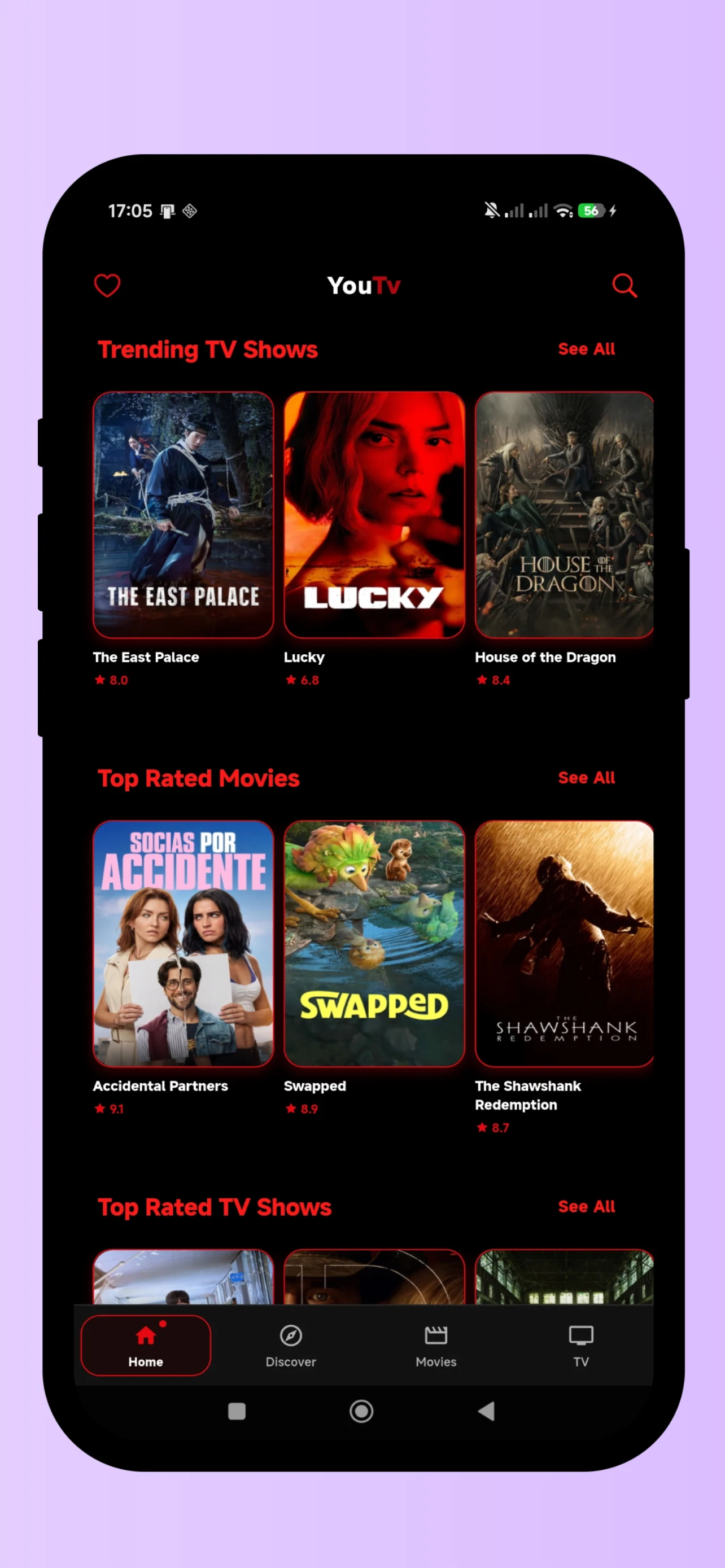 YouTV - Movies & TV shows screenshot
